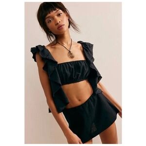 Free People Make Waves Reversible
Top Black Beach Vacay Resort Size Small
